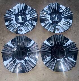 2 Crave Alloys Wheels C-334 # Fdw544-2295-cap. Chrome Wheel Center Caps Qty 4
