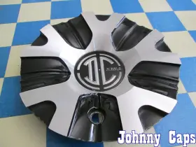 107-al-cap 2 Crave Wheels # . Silver And Black Metal Center Cap 33 Qty. 1