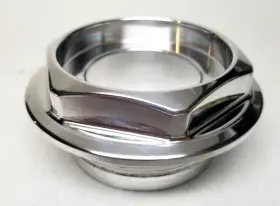 C0687-15l Aardvarc Polished Billet Aluminum Hex Center Hub Cap For Bbs Rs Rc -large Thread -1/2 Ht
