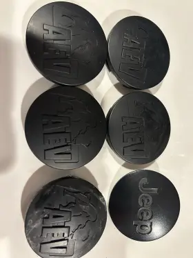 Lg1307-23 Aev 20404-cap Wheels Matte Black Custom Wheel Center Caps Set Of 4 # /