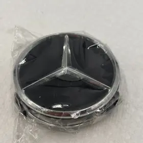 550166 Aftermarket Mercedes-benz Replacement Black Center Cap Hubcap Wheel Emblem Badge C Cl E G Cls Gl Clk Class