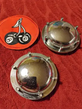 Mk012 Aftermarket Unbranded New Set Of 2 Mag Wheel Center Caps #mk012 And Cap 501