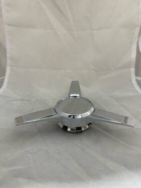 Aftermarket Products 550215 1 - For 2005-2009 Ford Mustang Tribar Spinner Knockoff Chrome Wheel Center Cap