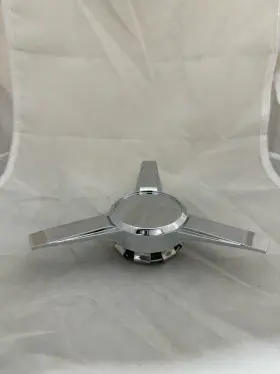 550215 Aftermarket Products 1 - For 2005-2009 Ford Mustang Tribar Spinner Knockoff Chrome Wheel Center Cap