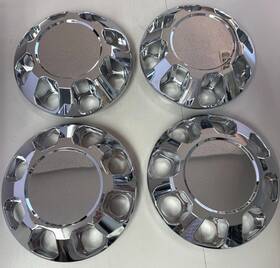 Aftermarket Products 560-5704 Set Blank Chrome Center Hub Caps For 2015-2019 Gmc Sierra Denali 2500 20 Inch Wheels