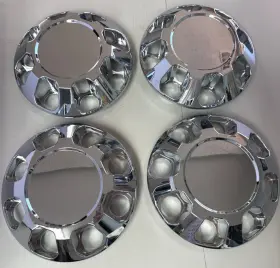 560-5704 Aftermarket Products Set Blank Chrome Center Hub Caps For 2015-2019 Gmc Sierra Denali 2500 20 Inch Wheels