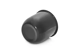 C100b Aftermarket Products New Black 3.18 Inch Od 3.375 Tall Push Through Truck / Trailer Wheel Center Cap