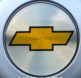 C5079 Aftermarket Products 4 Pc Yellow Chevy New 2000-08 2500 Truck Van 16 Inch 8 Lugs Embles Only Logo