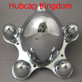 C8056 Aftermarket Products New Spyder Spider Caps Bullet Center Hub Cap Set 5 On 4 3/4 Bolt Pattern