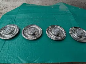 Jgm9123 Aftermarket Products Nos Camaro Corvette Chevelle Rally Wheel Disc Brakes Flat Center Cap Set Of 4