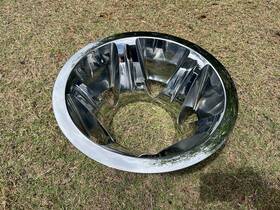 Aftermarket Replacement 9597334 Nice 2008-2010 Silverado 3500 1-ton Dually Rear 17 Inch Wheel Simulator Chrome