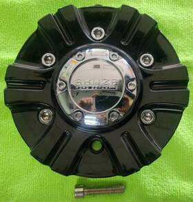 Akuza Emr702-car-cap Wheels Black Wheel Center Cap # / Lg0608-04 With Screw A