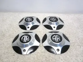 899943 Amercian Racing Wheeels Custom Alloy Wheel Bolt On Center Cap Set #2h-8