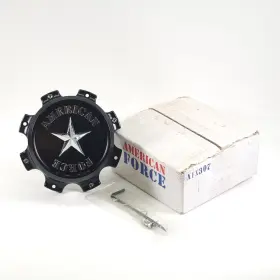 Afx307 American Force Wheels New Gloss Black 8 Lug Wheel Rim Center Cap 2 1/2 Inch Tall Afx307 American Force Wheels New Gloss Black 8 Lug Wheel Rim Center Cap 2 1/2 Inch Tall