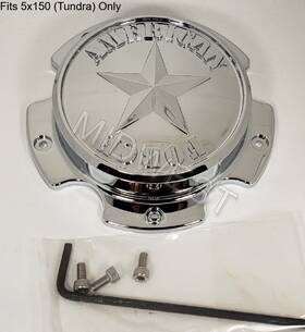American Force Wheels Afx350 1 New Chrome 5x150 Tundra Wheel Rim Center Cap With Screws