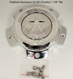 Afx350a American Force Wheels 1 New Polished Aluminum 5 Lug 5x150 Only Wheel Center Cap