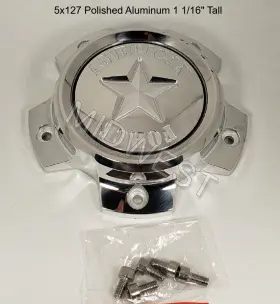Afx352a American Force Wheels New Polished Aluminum 5 Lug 5x127 5x5.0 Wheel Center Cap Afx352a American Force Wheels New Polished Aluminum 5 Lug 5x127 5x5.0 Wheel Center Cap