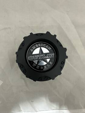 American Outlaw Bc-894a Matte Black Wheel Rim Center Cap Bc-894 A B Cap206-sg With Rings