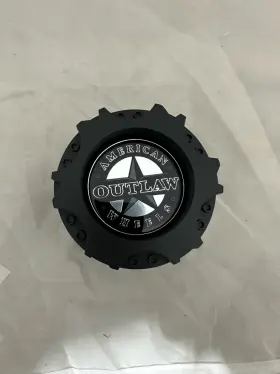 Cap206-sg American Outlaw Bc-894a Matte Black Wheel Rim Center Cap Bc-894 A B With Rings