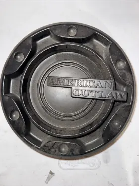 Cap1046 American Outlaw Gt208 Wheels Dusty Road Satin Black Wheel Center Cap Rim