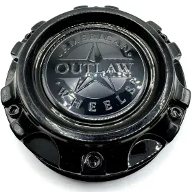 Cap1017 American Outlaw Wheels Cap894 Gloss Black Custom Wheel / Rim Center Cap