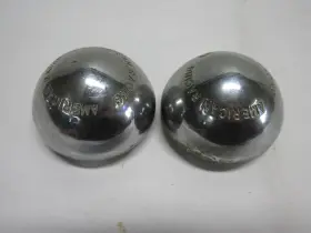 1242100041 American Racing Casino Aero Palmetto Chrome Wheel Rim Center Cap Set
