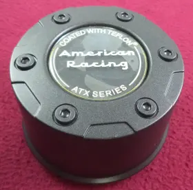 1307106017 American Racing Atx Wheels Teflon Black Custom Wheel Center Cap # 1 1307106017 American Racing Atx Wheels Teflon Black Custom Wheel Center Cap # 1