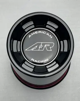 1327003019 American Racing Used Gloss Black Push Thru Wheel Center Cap