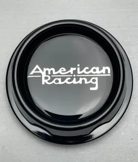 1342103023 American Racing Used Gloss Black Snap In Wheel Center Cap