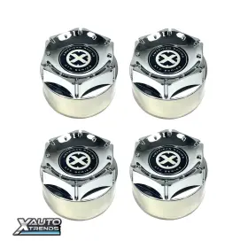 1425006018 American Racing 4x Atx Wheel Center Cap 4.25ftft Black Ss Push-thru