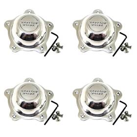 American Racing 3505293sf-2034317 4 Polished Wheel Center Caps For 5l Vn215 Ii Vn405 Vn470 Salt Flat Vn505