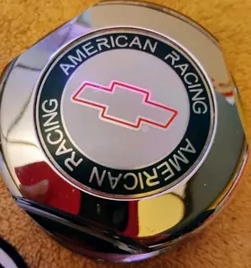 4356-100bow American Racing #4356-100bow 1 Chevy Chevrolet Gm Ar Chrome 6 Lug Wheel Center Cap #4356100bow Or #capf-050