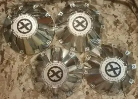 451l215 American Racing Atx Series Chrome Wheel Center Caps Set Of 4