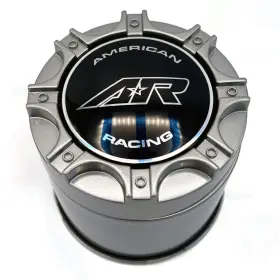 Ar898-1-cap American Racing Ar8981cap Silver Center Cap