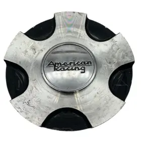 Ar919cap American Racing Black And Machined 2 Piece Center Cap Ar919 All Size Wheels Ar919c