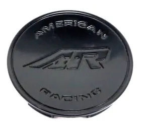 S066k74s1 American Racing Gloss Black Center Cap 3 Inch Od Snap-in Closed-end