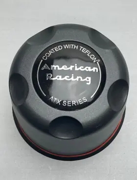 Sf203-13 American Racing Used Black Teflon Push Thru Wheel Center Cap