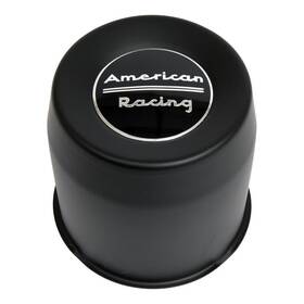 American Racing Wheels 1515002sb Center Cap Steel Black Push-through Dished Each