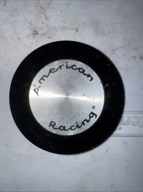 89-8037 American Racing Wheels Black Center Cap # Custom Vintage