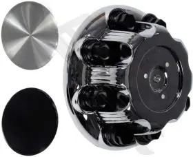 010139 Apdty Replacement Chrome Plastic Wheel Center Cap With Lug Nut Covers