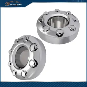Aplus84173101s Aplusautoparts 2 X Wheel Center Hub Caps Front For 2005-2018 Ford F350 F-350 Super Duty Drw 4x4