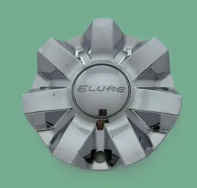 Sj806-02 Appliance Wire Wheels Caps Cs377-6p Elure Chrome Custom Wheel Center Cap # /