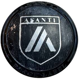 Asanti T128k1-h9 74mm Truck/suv Black Label Series Wheel Center Cap Lg1608-24