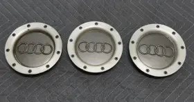 601-165k Audi 3 Pieces Of Oem Center Caps For A4 A6 A8 Tt #8d0 601 165 K