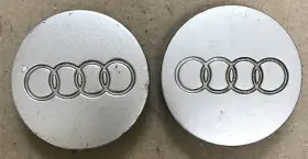 8936-00170 Audi Pair Of Wheel Cap Centers 8936 00170