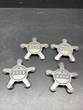 8r0601025d Audi 4x Wheel Center Cap Set Silver 4f0 601 165 N Oem 135mm A3 A4 A5 A6 A7 A8 Q5