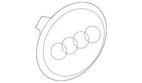 8t0-601-170-a-lt7 Audi Genuine Center Cap