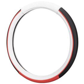 Auto Drive Sw533818-1 Sport Red Faux Leather Universal Steering Wheel Cover