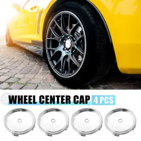 Automall Tech 745065506509 4pcs 75mm Dia Silver Tone 4 Clips Automotive Wheel Center Tyre Hub Caps Cover Automall Tech 745065506509 4pcs 75mm Dia Silver Tone 4 Clips Automotive Wheel Center Tyre Hub Caps Cover