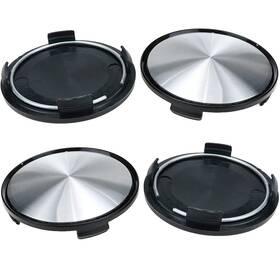 Autut Cs202304 63mm Silver Wheel Rim Hub Center Covers Caps Replacement 60mm Lug To